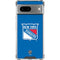 NHL New York Rangers Solid Background Google Pixel 7a Clear Case